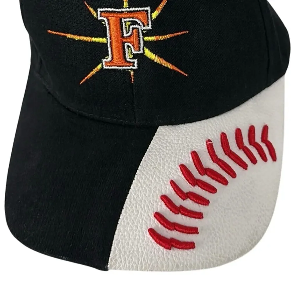 Frederick Keys Toddler Baseball Hat – Bimm Ridder Black Cap White Leather Visor